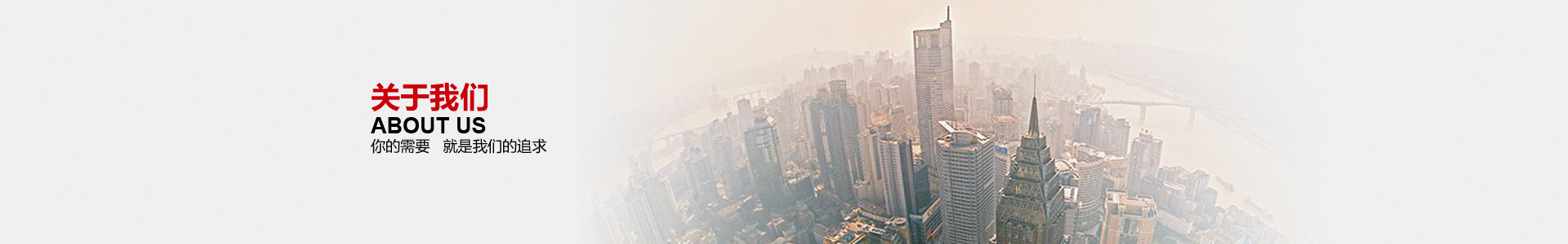 關于我們你的需要就是我們的追求